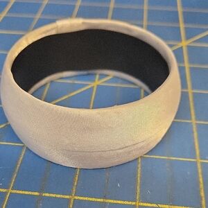 White Silvery Satiny Wearable Band